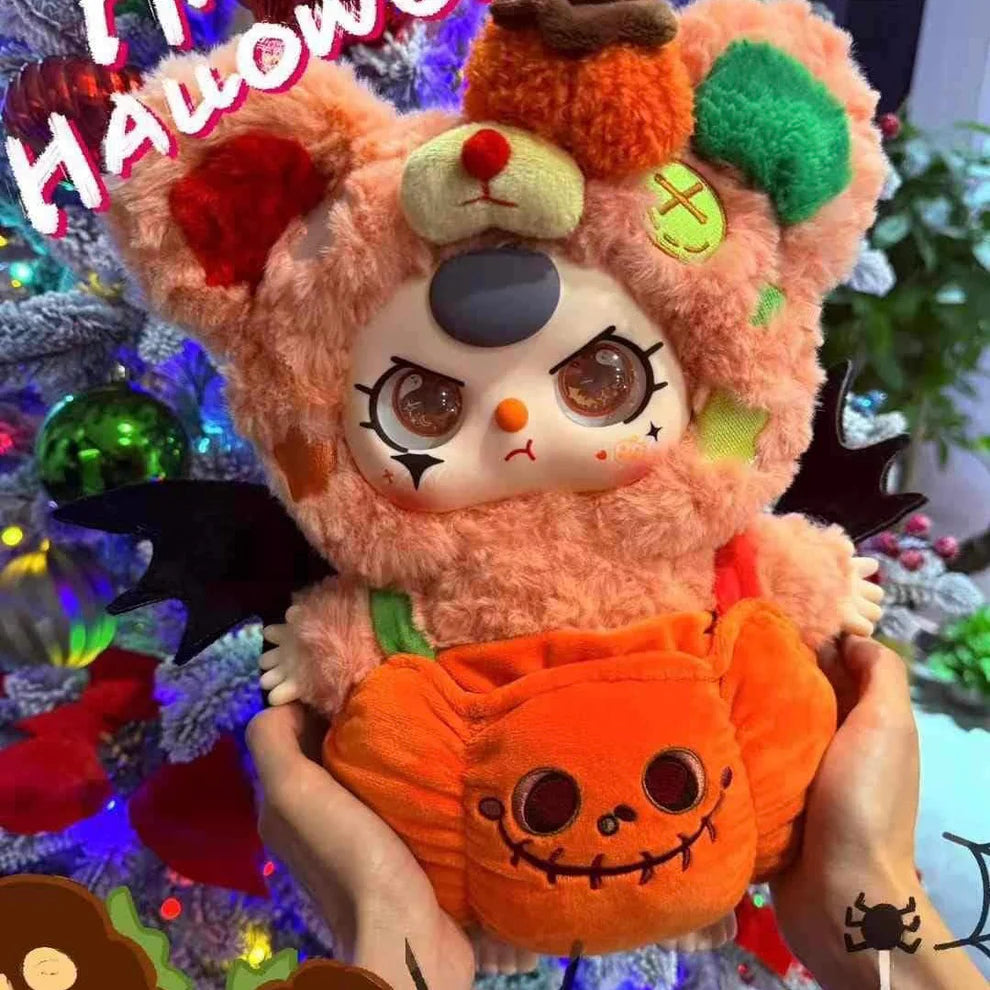 【T121】Baby Three 400% Halloween Limited Set Plush Dolls