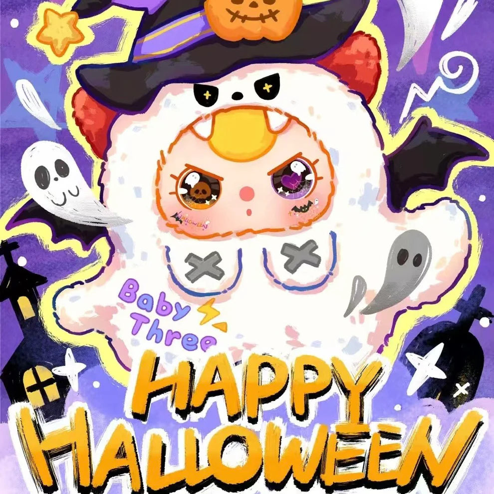 【T121】Baby Three 400% Halloween Limited Set Plush Dolls