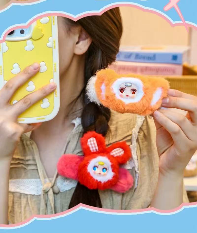【T104】MM Milk Candy Cute baby hairpin Plush Blind Boxes