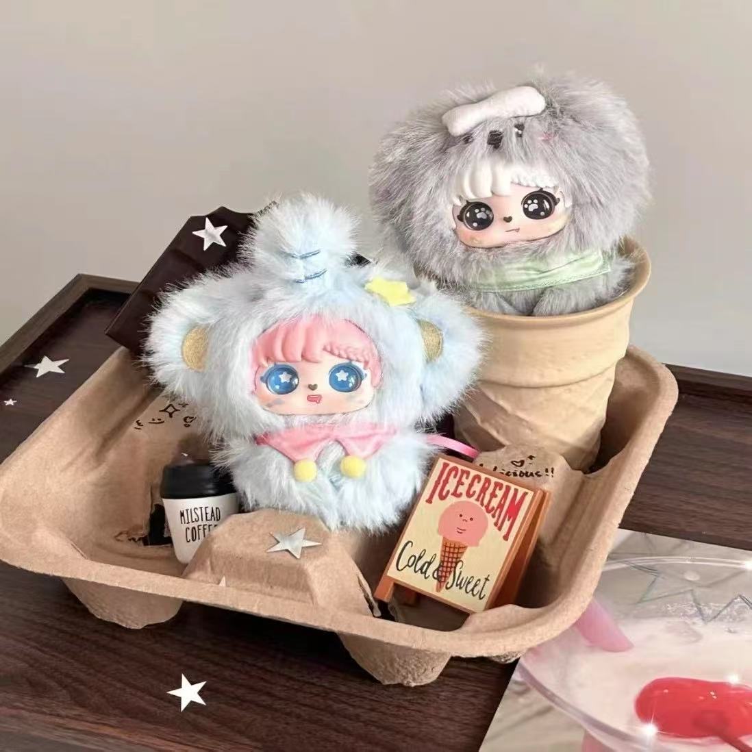 【T126】Sanmi Rabbit's Little Baby Hand in Hand Series Plush Blind Box