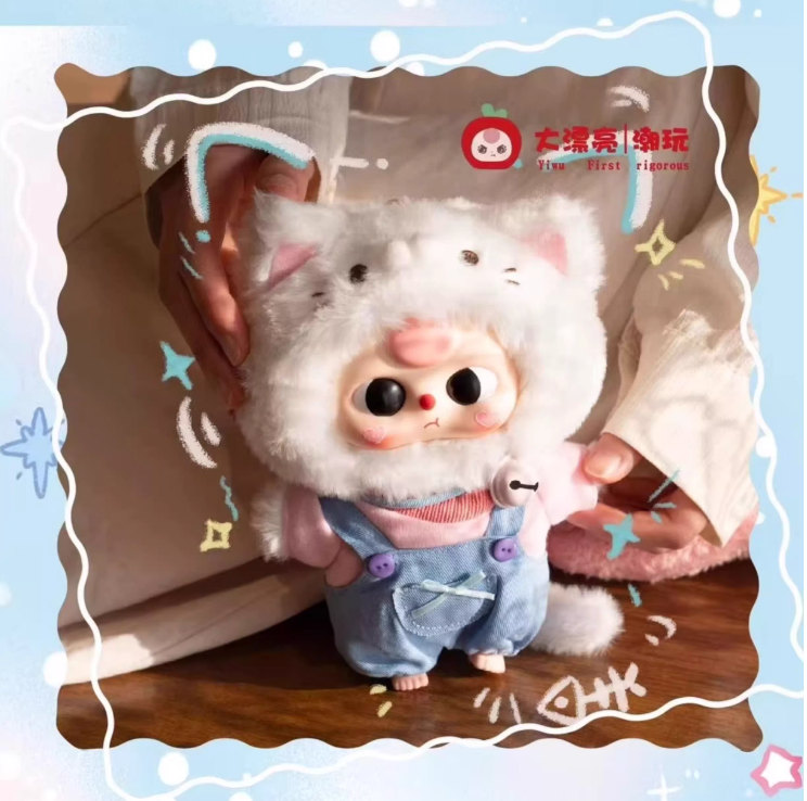 【T073】Baby three Kitten's wardrobe Series Plush Dolls