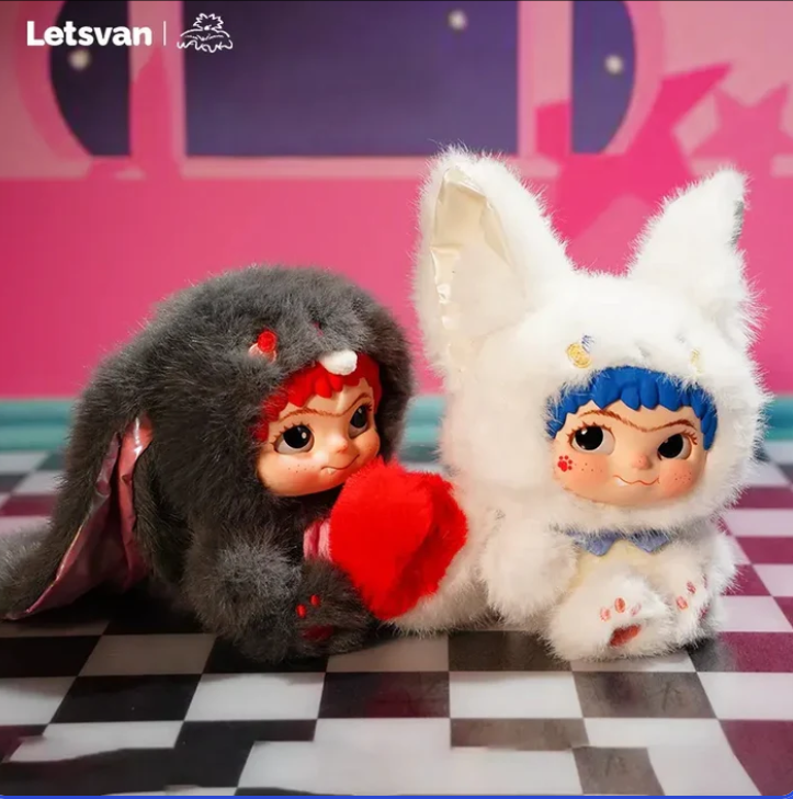 【T064】Wakuku-Fox&Bunny,Trick Or Treat Series Plush Blind Box