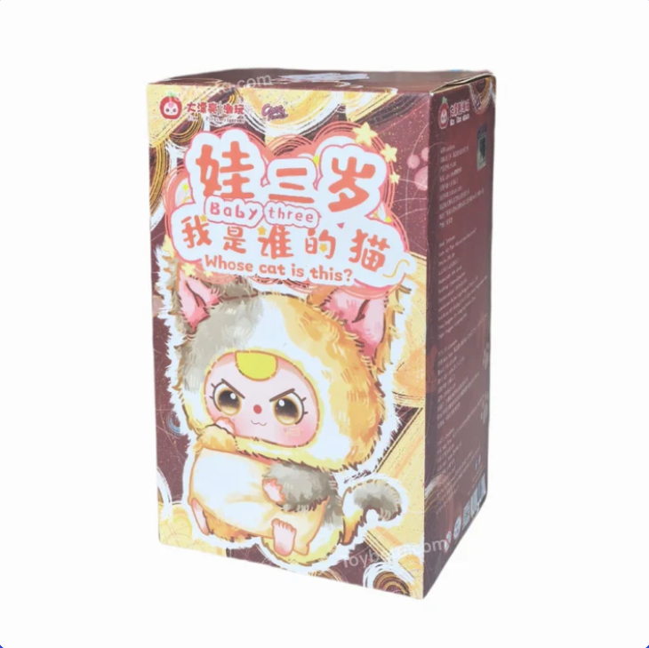 【T137】Baby Three-Whose Cat Plush Blind Box Am I