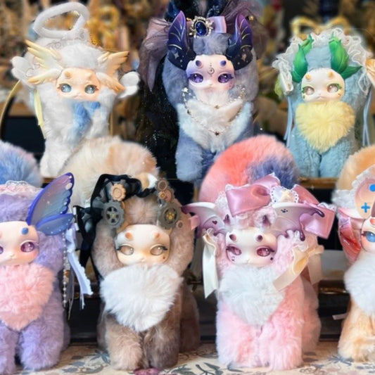 【T053】Mao mao long Fantasy Creature Magic Plush Series Dolls