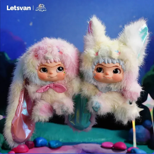 【T064】Wakuku-Fox&Bunny,Trick Or Treat Series Plush Blind Box